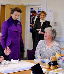 KryptoBear meeting HRH The Princess Royal